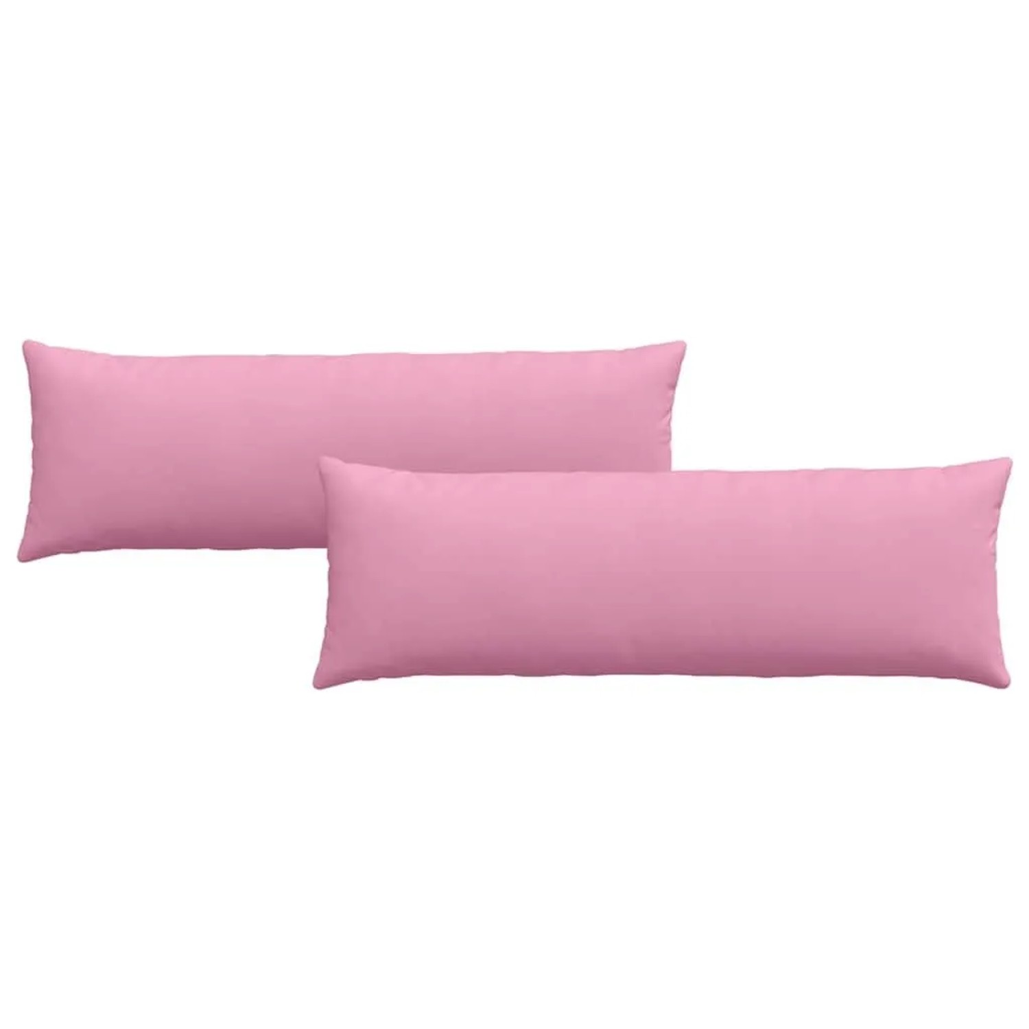 vidaXL Sofakissen 2 Stück Rosa 120 x 40 cm Stoff 42013797
