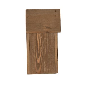 Brauner Esschert Design Nistkasten aus Holz für Kohlmeisen.