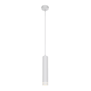 ZMH Pendelleuchte 1 flammig GU10 Zylinder Design Aluminium Höhenverstellbar Modern für Küche Wohnzimmer Esszimmer