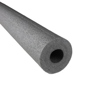 Graue PE Rohrisolierung, 42x13 mm, 1 m, für Dämmstoffzubehör.