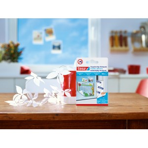 Tesa Klebepads für Glas und transparente Flächen, Packung mit 60 Stück.