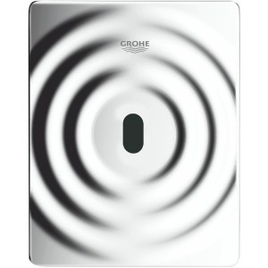 Grohe Tectron Surf Urinal-Elektronik mit Infrarotsensor und Chromoberfläche.