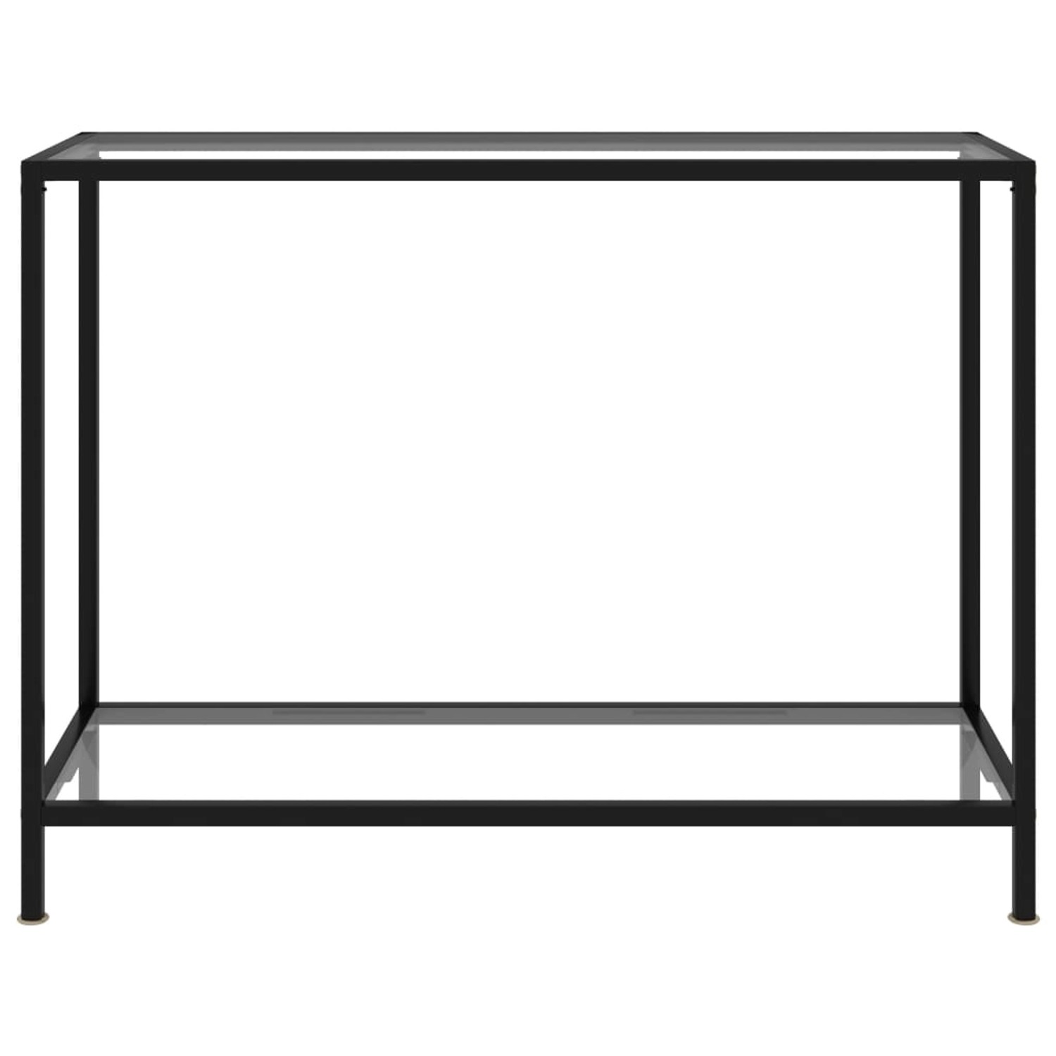 Konsolentisch Transparent 100x35x75 Cm Hartglas günstig online kaufen