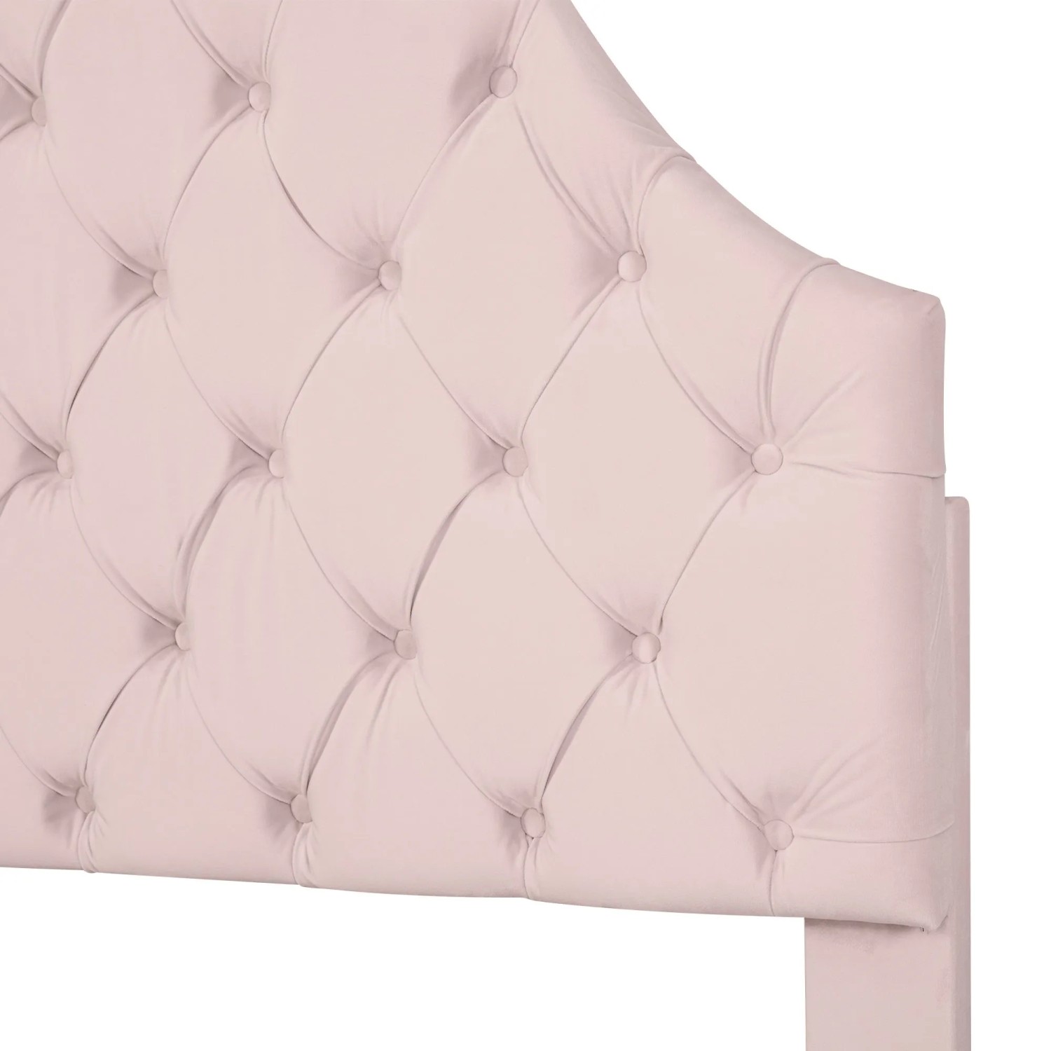 KOMHTOM Polsterbett 90 x 200 Cm Mit Lattenrost Und Höhenverstellbarem Kopfteil  Jugendbett  Einzelbett  Samt  Rosa  Ohne Matratze