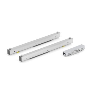 Levidor Softclose Einzugsdämpfer-Set für Glastüren, Slimline-System, Automatik-Dämpfer.