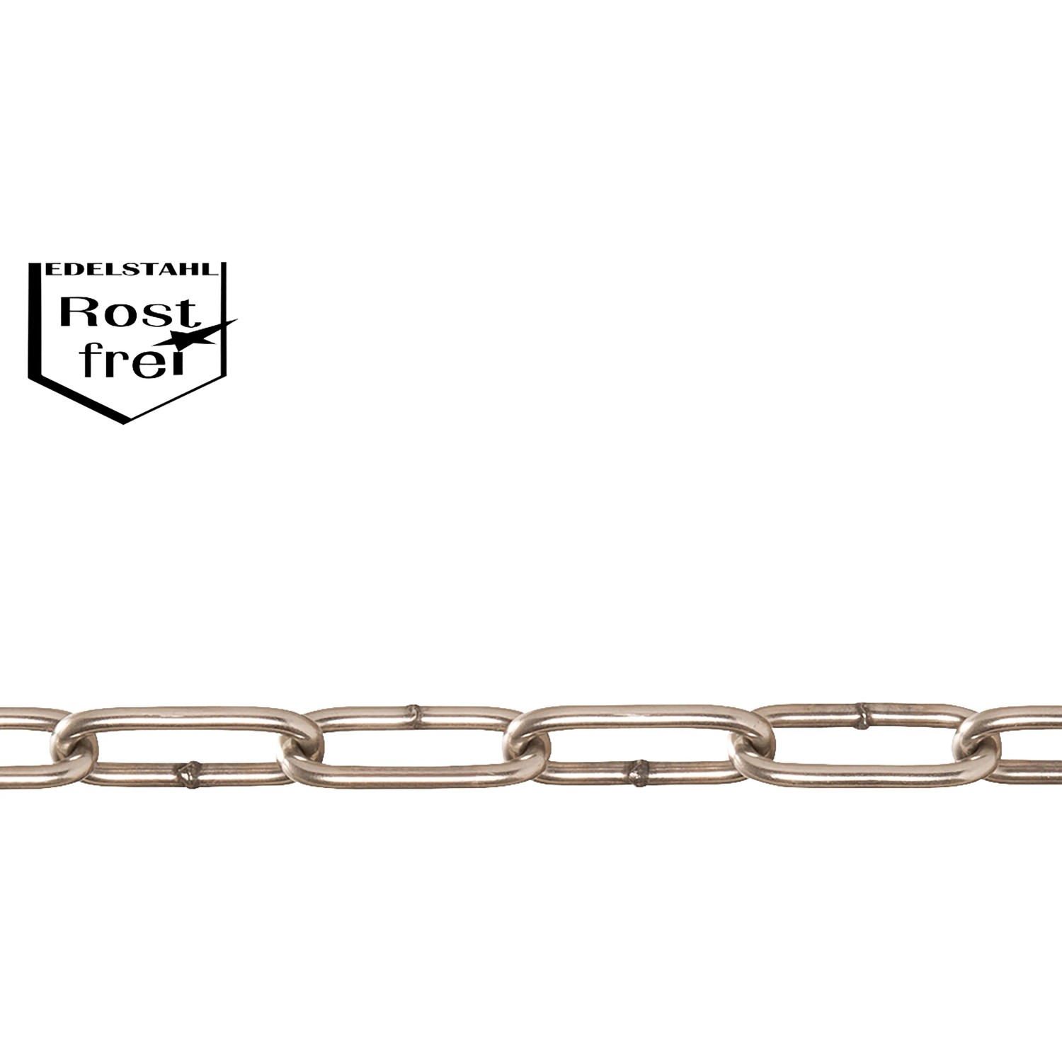 Conacord Schweißkette Form C V4A-Stahl Rostfrei Ø 3 mm x 26 mm Meterware