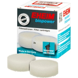 Eheim Filterpatronen für Aquaball/Biopower Aquarium Filter, 2er-Packung.