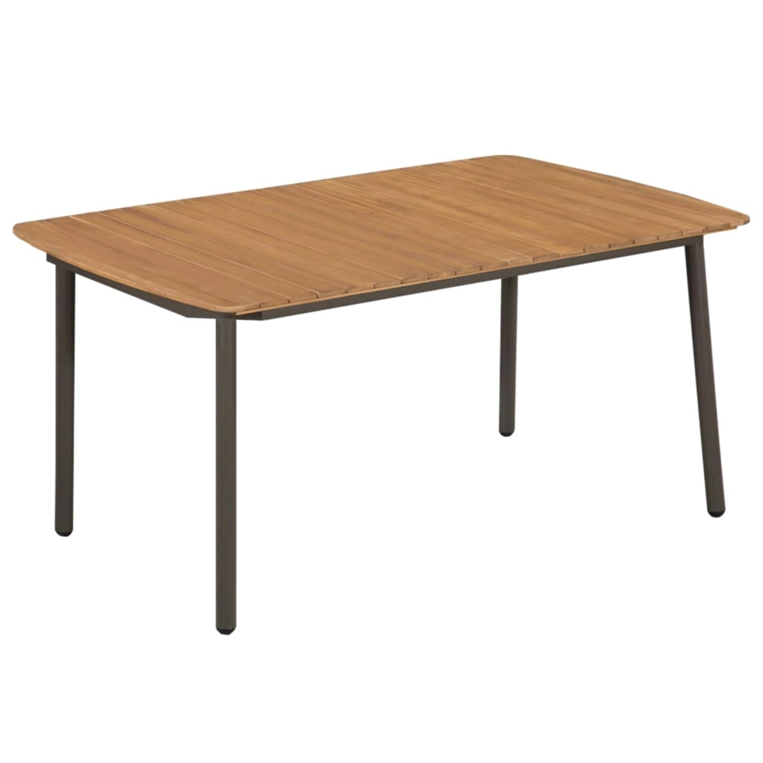 vidaXL Couchtisch 150x90x72 cm Massivholz Akazie und Stahl 44234 günstig online kaufen