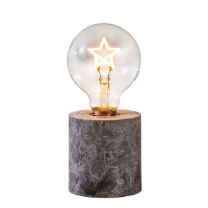 Luca Lighting Tischlampe mit Stern, warmweiß, 18 cm. Weihnachtsdeko für gemütliche Atmosphäre.