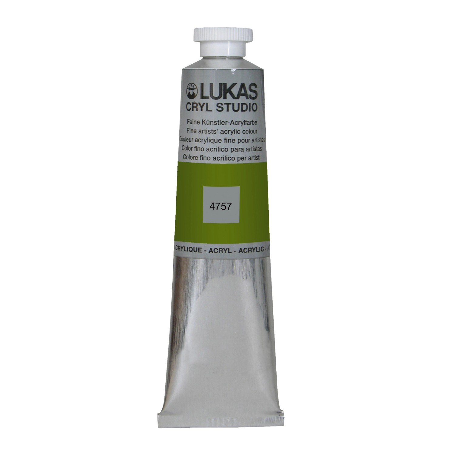 Lukas Cryl Studio Acrylfarbe Aluminiumtube Olivgrün 75ml