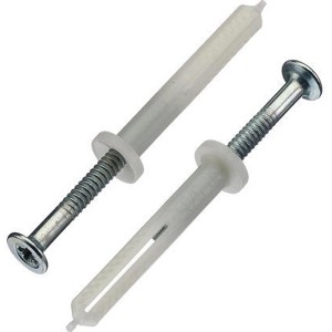 Kragenkopf-Nageldübel 6x55 mm mit Kreuzschlitzschraube, 200er Pack