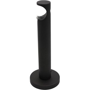 Mydeco Gardinenstange-Halterung Function, Eisen-gebürstet, für Stangen bis Ø 2 cm.