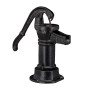 Relaxdays Deko Pumpe Gusseisen Schwarz Beweglich 22,5 cm x 13,5 cm x 10,5 cm 1,8 kg