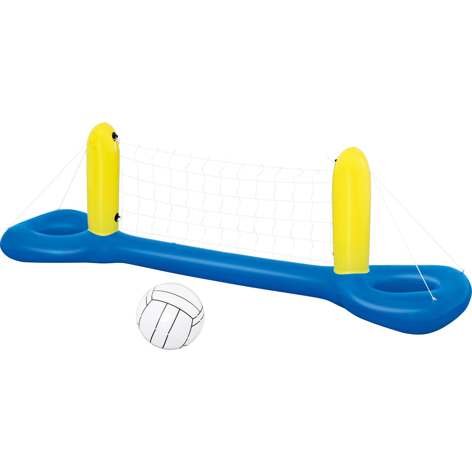 Bestway Volleyball-Set: Aufblasbares Pool-Volleyballnetz mit Ball für Wasserspiele.