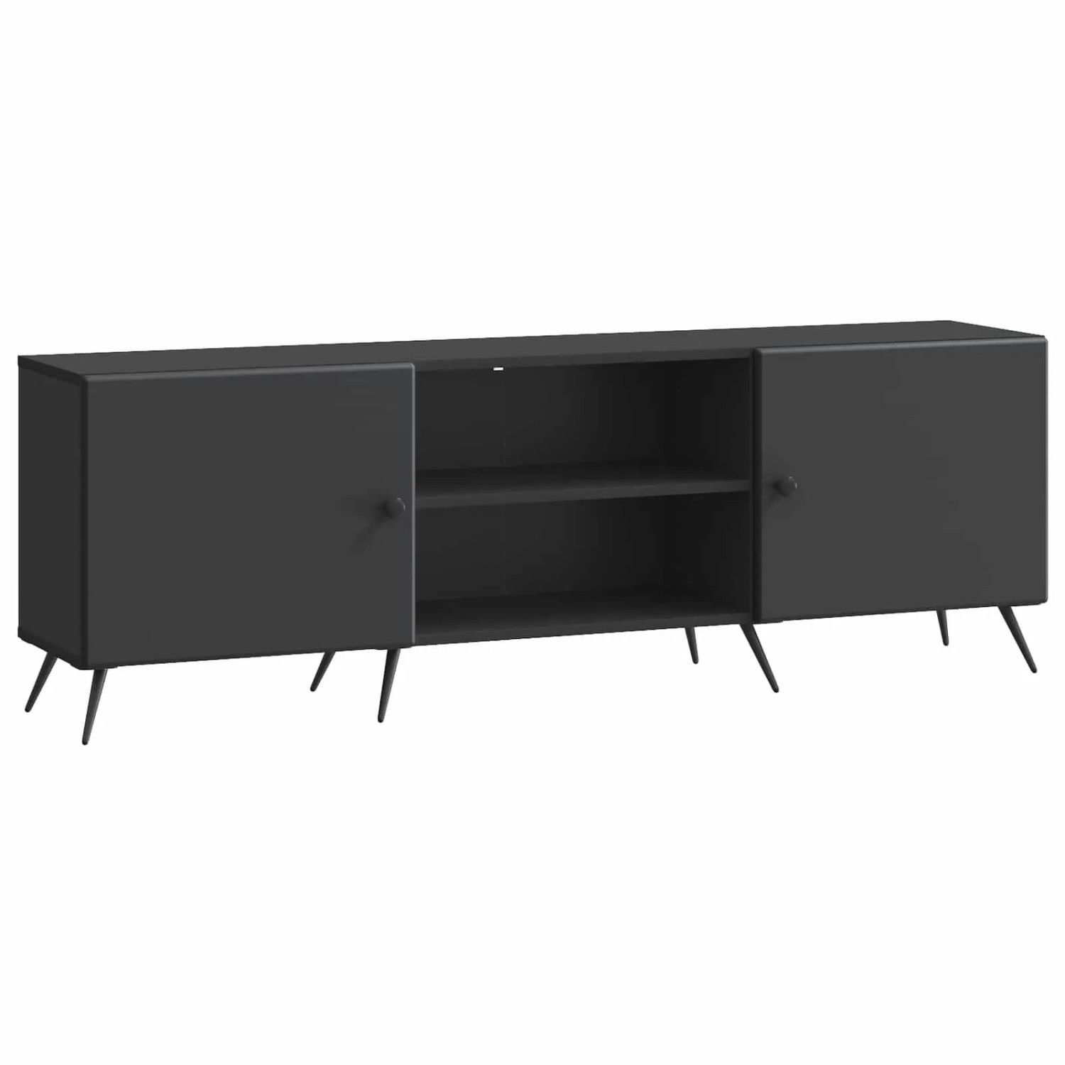 vidaXL TV-Schränk Schwarz 150 x 31 x 50 cm Holzwerkstoff 895606