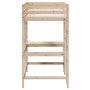 vidaXL Hochbett mit Schreibtisch 90x190 cm Massivholz Kiefer 842858_5