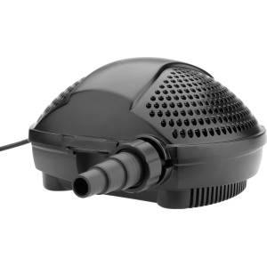 Schwarze Filter- und Bachlaufpumpe PondoMax Eco 2500 für Gartenteiche.