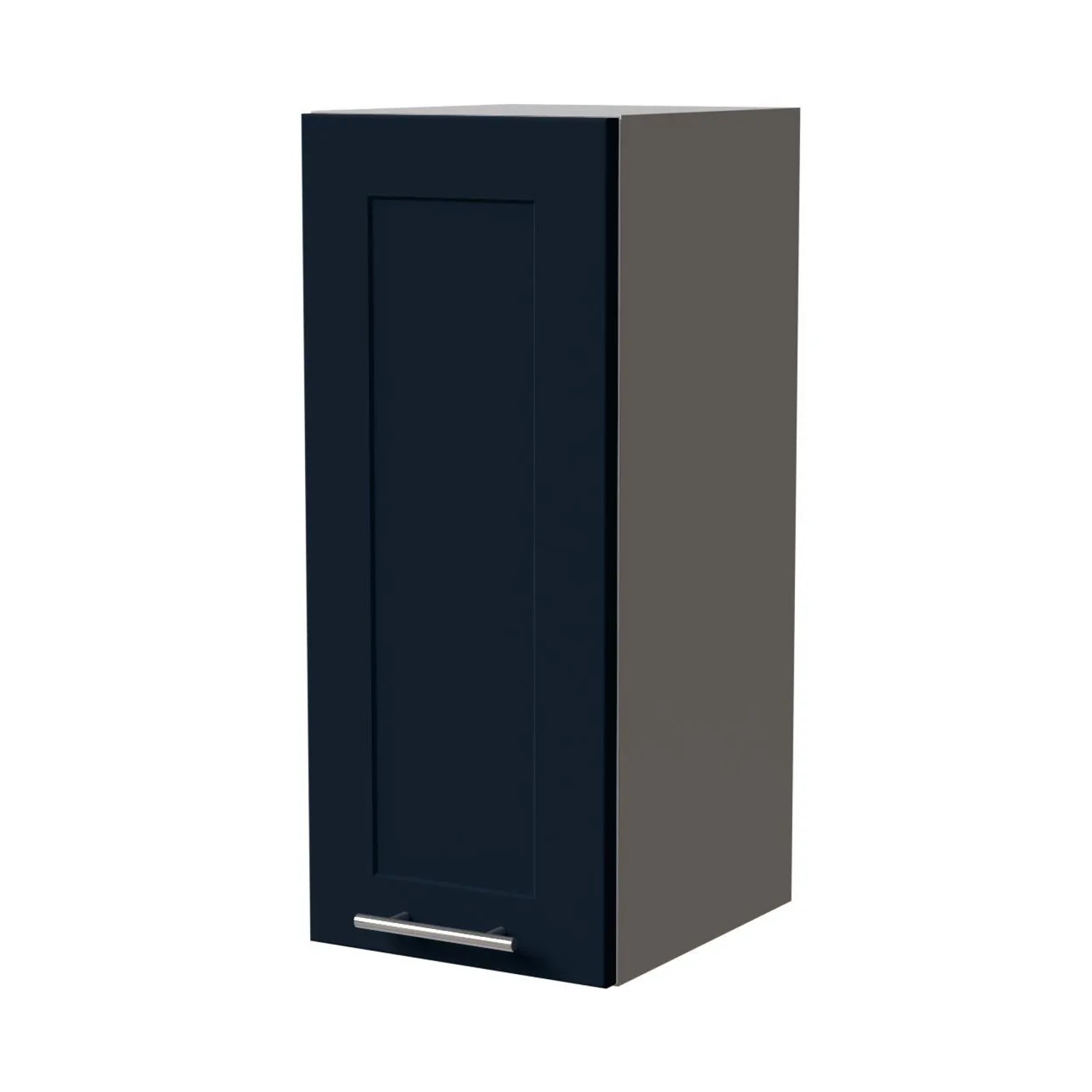 Feldmann-Wohnen Hängeschrank Oslo W2/30 Grau / Indigo Matt 30 / 32,5 / 72cm