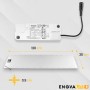 ENOVALITE LED-Panel 36W, 120x30cm, mit Philips Driver und Maßangaben. Deckenleuchte für Büro und Rasterdecken.