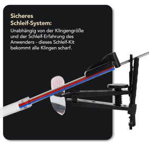 DMT Diafold Magna-Guide Kit im Koffer zum Messerschärfen mit Schleifwinkel-Einstellung.