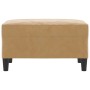 Brauner vidaXL Fußhocker aus Samt, 70x55x41 cm, ideal als bequeme Sitzgelegenheit.
