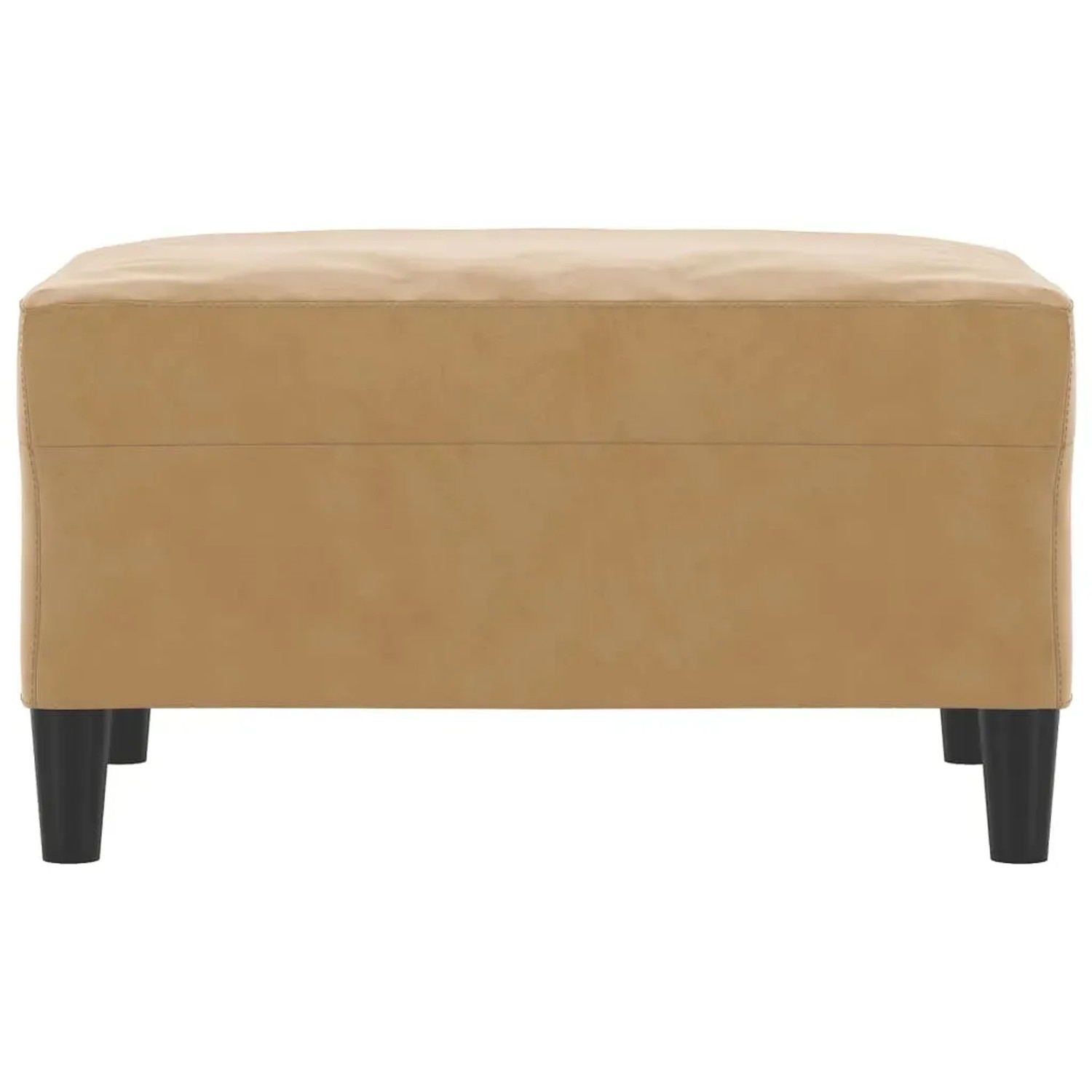 Brauner vidaXL Fußhocker aus Samt, 70x55x41 cm, ideal als bequeme Sitzgelegenheit.