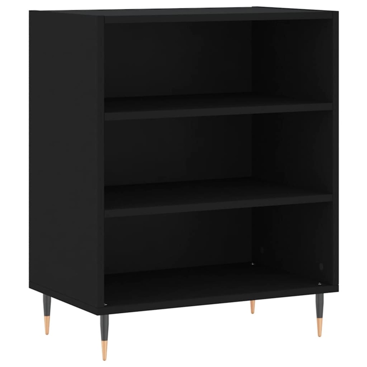 vidaXL Sideboard Schwarz 57x35x70 cm Holzwerkstoff 827125 günstig online kaufen