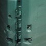 Detailaufnahme des grünen Garantia Thermo-King 900 l Komposters mit Stecksystem.