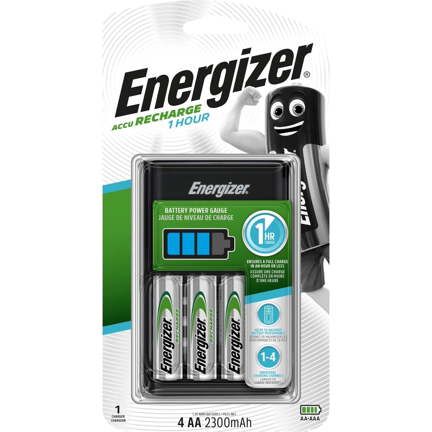 Energizer Schnell-Ladegerät 1 HR