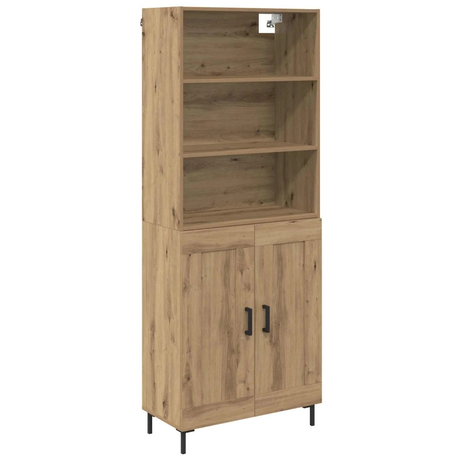 vidaXL Highboard Artisan-Eiche 69,5 x 34 x 180 cm Holzwerkstoff 3415868 günstig online kaufen