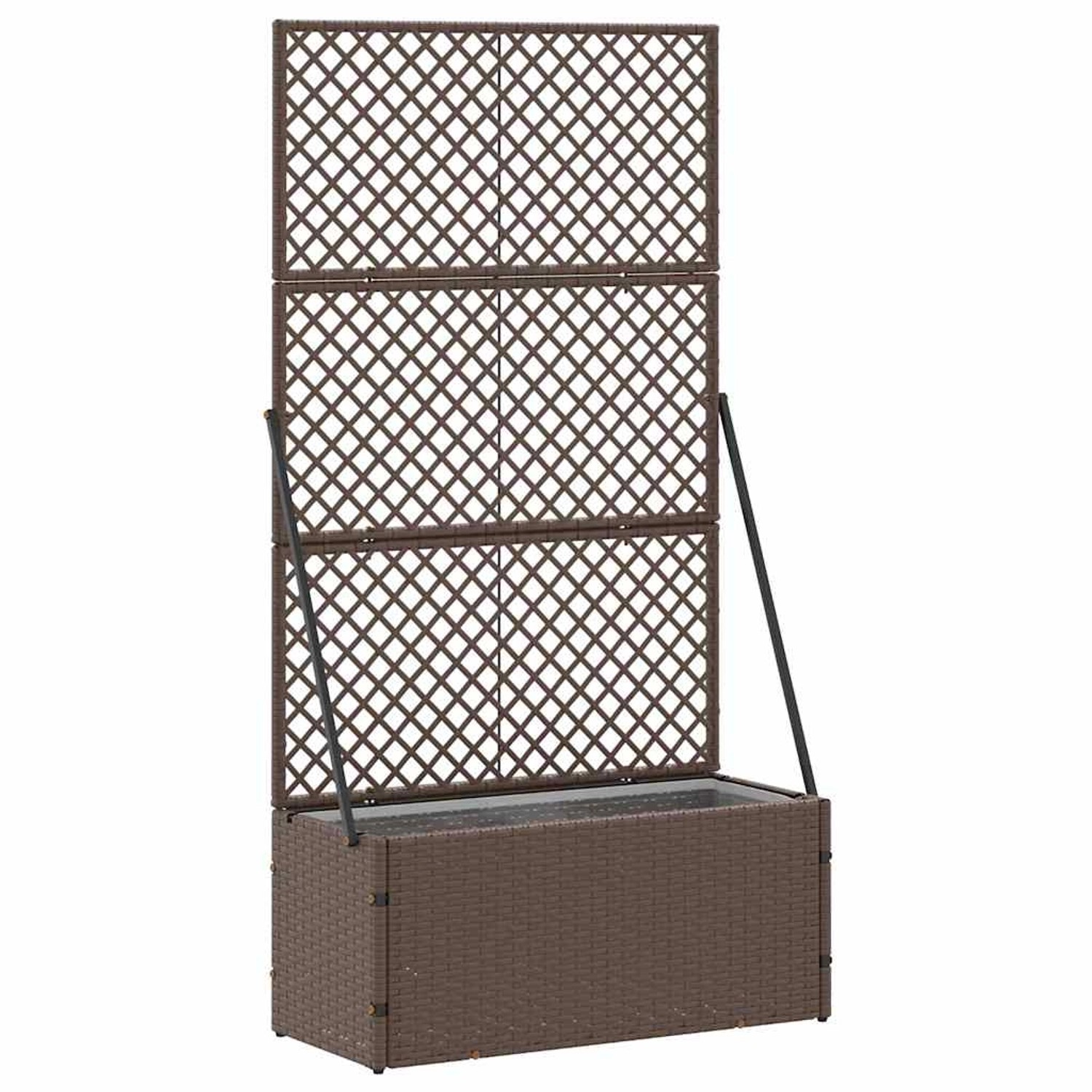 vidaXL Pflanzkübel Braun 70 x 30 x 135 cm Metall 366619 günstig online kaufen