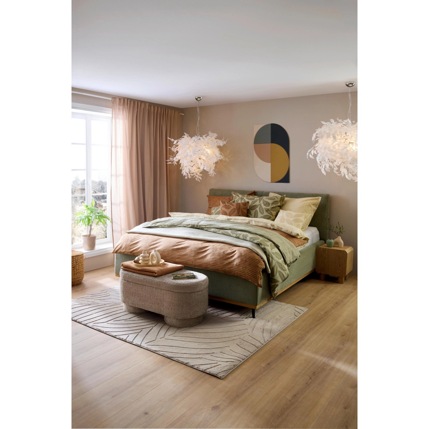 Modern Living Fertigvorhang Sila in Beige ca. 140x255cm_7