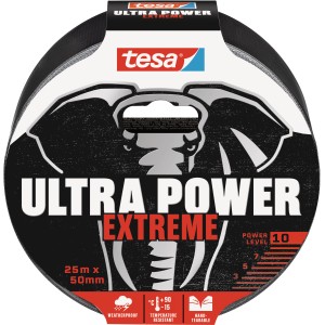 Tesa Ultra Power Extreme Reparaturband, 25 m x 50 mm, sehr klebstark und robust.
