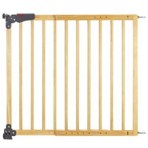 Reer Basic Türschutzgitter aus Holz, verstellbar von 730-1045 mm, für Treppen und Türen.