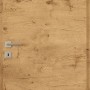 Zimmertür CPL Eiche Ferox, Holznachbildung, Türblatt mit Drückergarnitur.