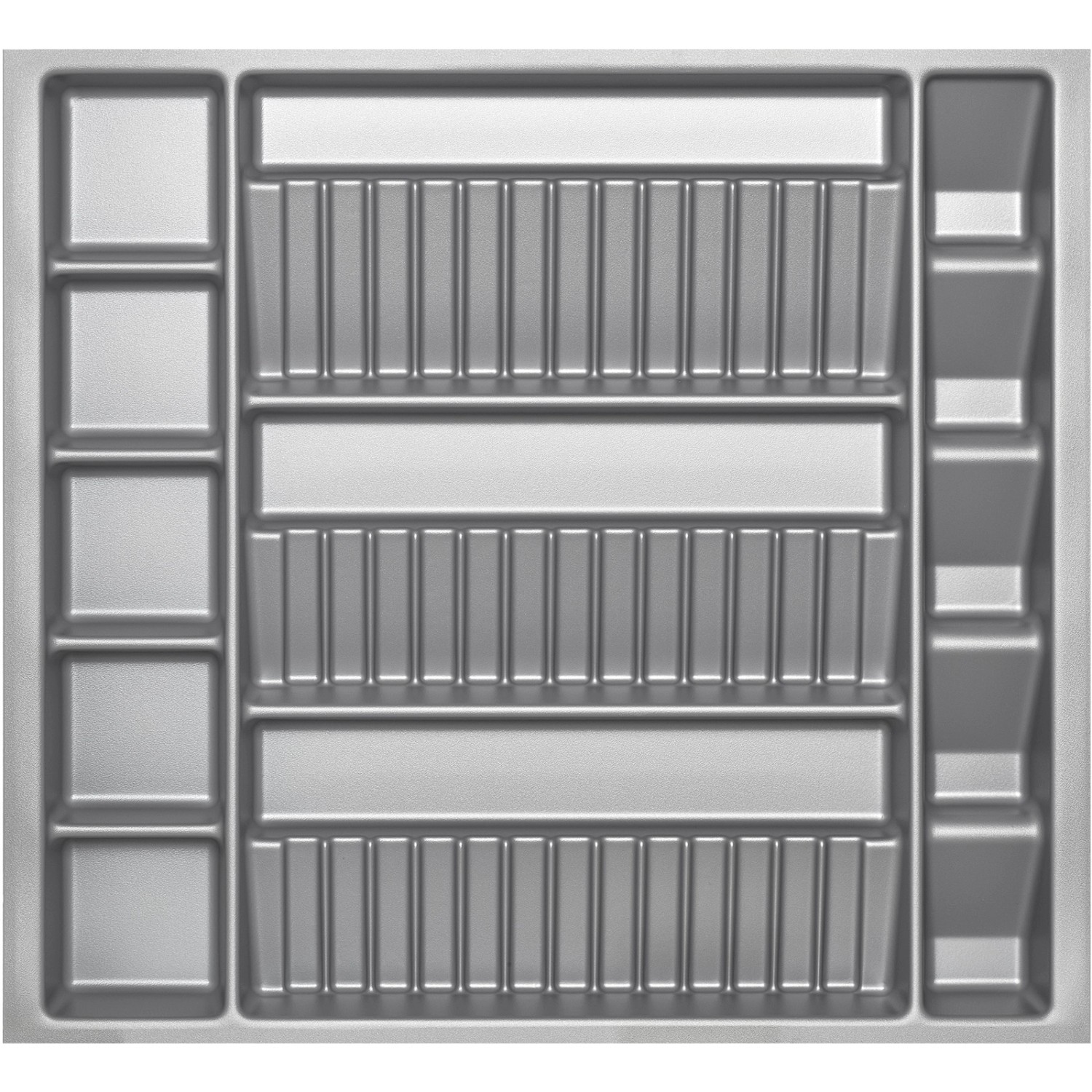 SOTECH ORGA-BOX Multi-Gewürzgläsereinsatz Gewürzdoseneinsatz 515 x 40 x 473 mm Silbergrau Für Blum 60er Korpusbreite