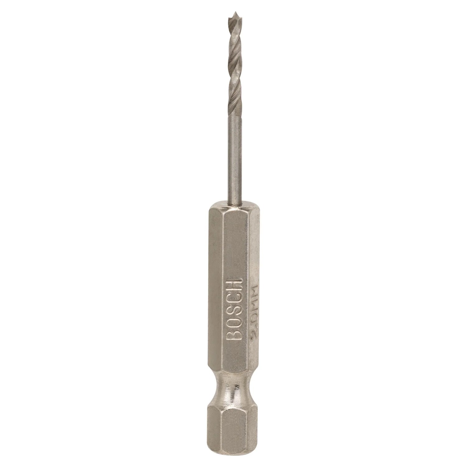 Bosch Holzspiralbohrer Pro Wood HSS Ø 2 mm x 16 mm x 61 mm Silber