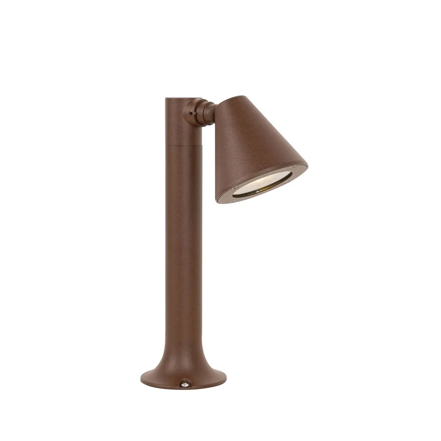 QAZQA Moderner Außenpfosten rostBraun 30 cm IP44 Verstellbar Ciara