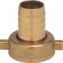 Messing Verschraubungsset 19 mm (3/4") mit Innengewinde für Schlauchanschluss.