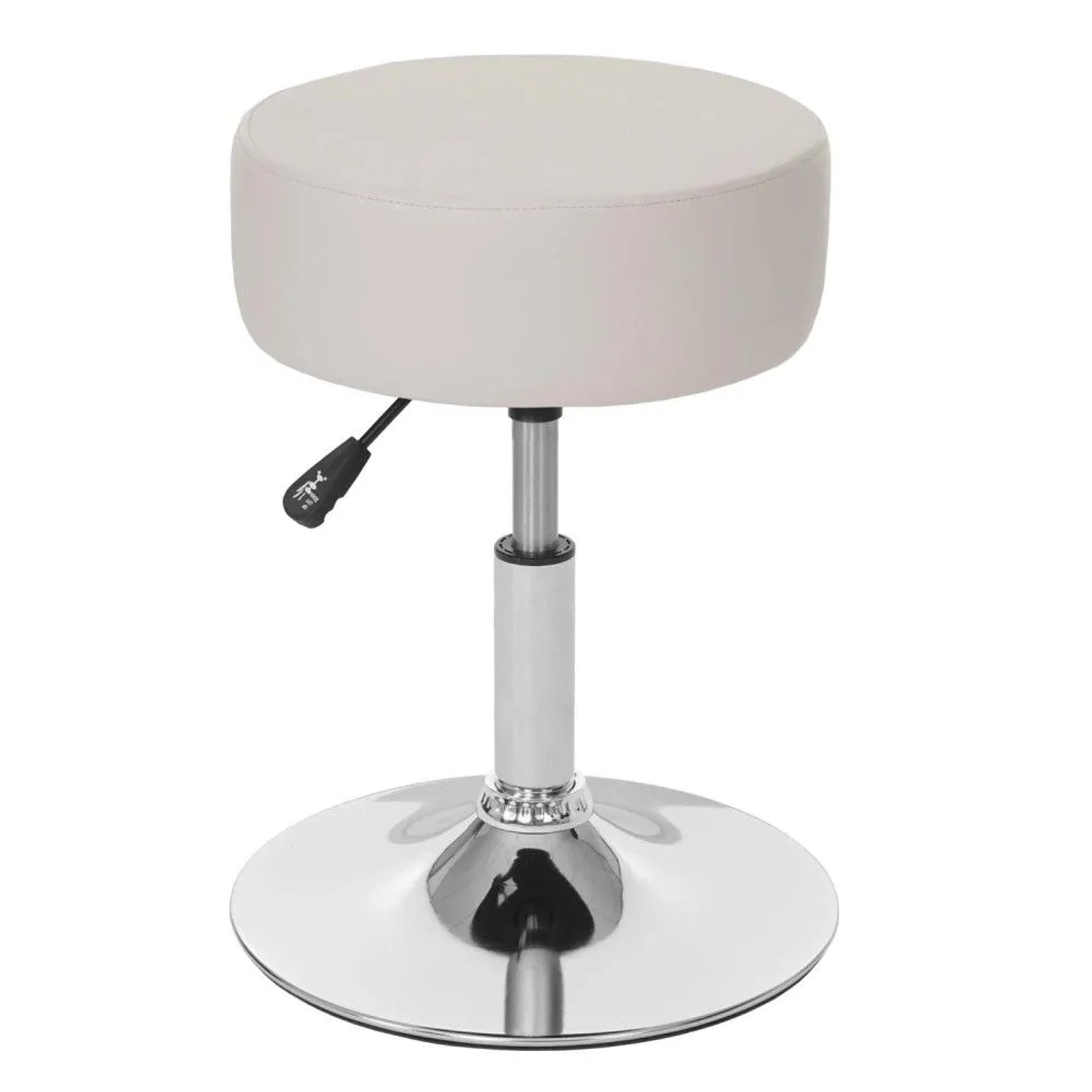 MCW 2er-Set Hocker C22 Kunstleder Creme