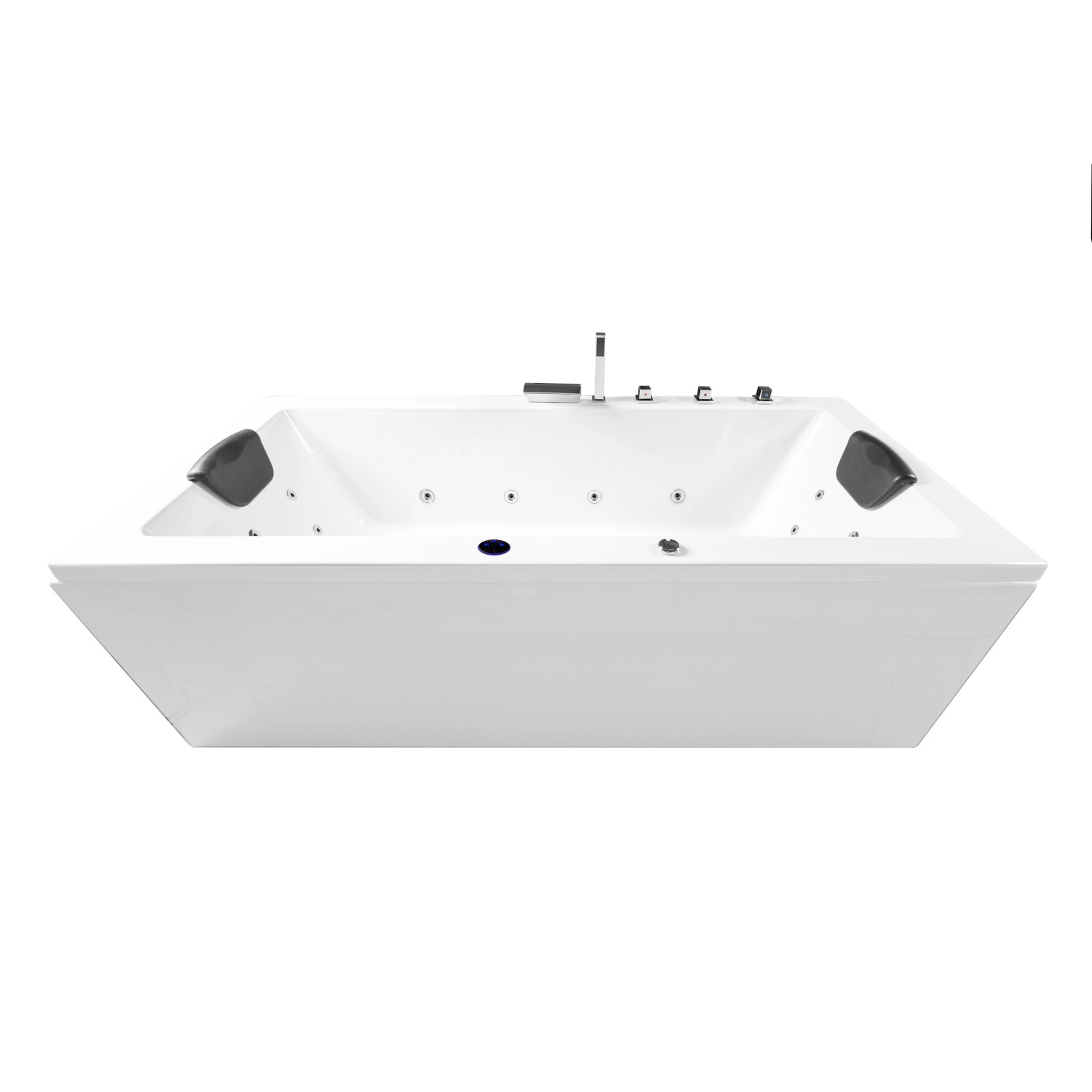 Basera® Indoor Whirlpool Badewanne Naxos Basic 190 x 90 cm