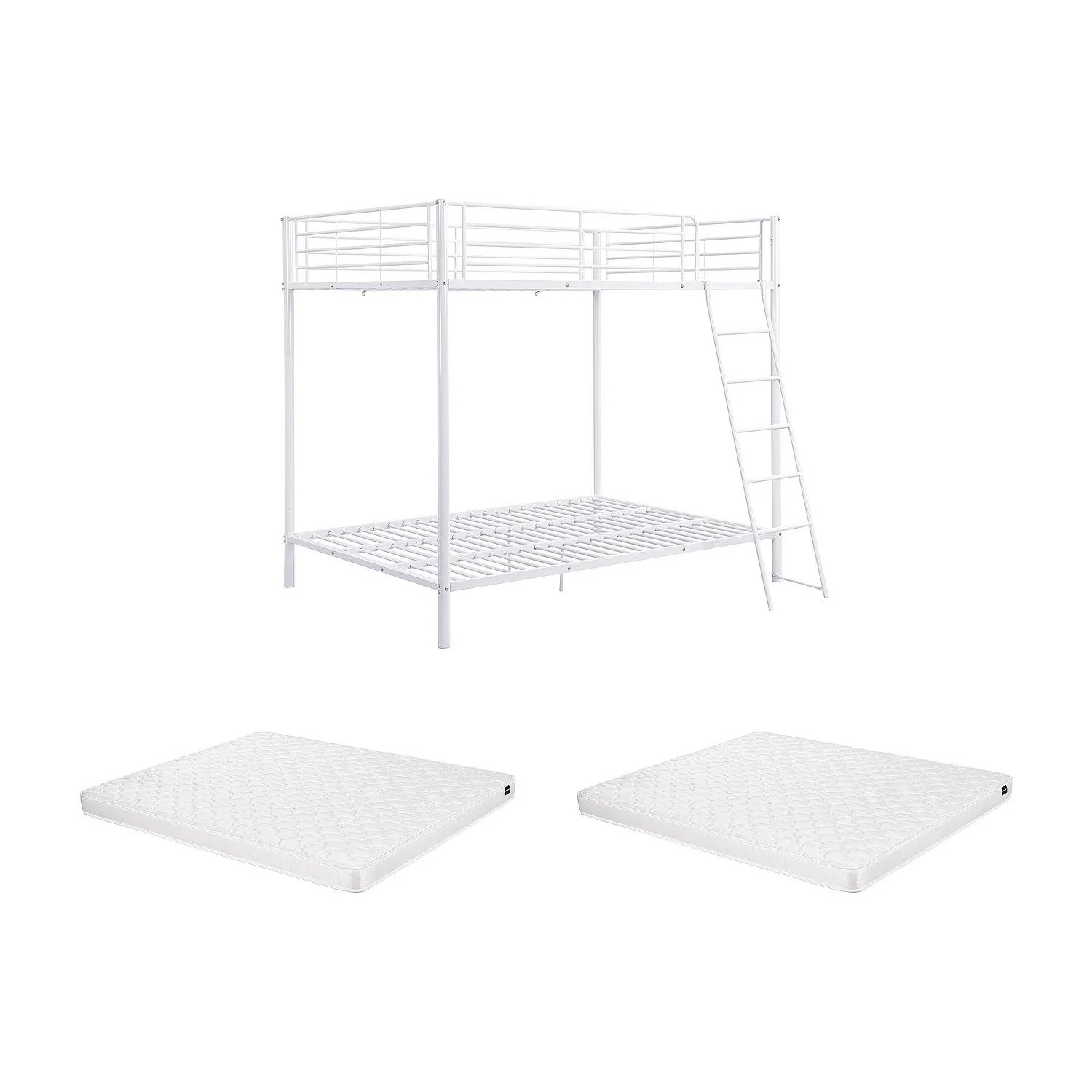 Vente-unique Etagenbett Gemini Weiß 199 cm