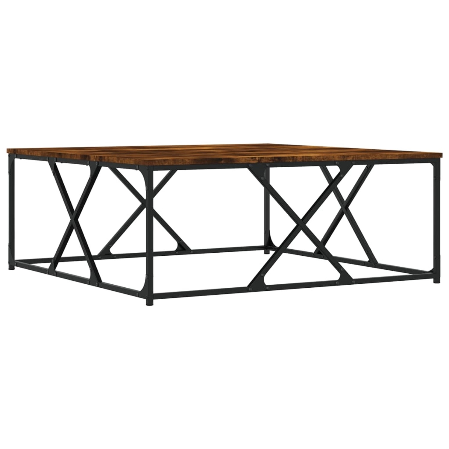vidaXL Couchtisch Räuchereiche 100x100x40 cm Holzwerkstoff 835366 günstig online kaufen