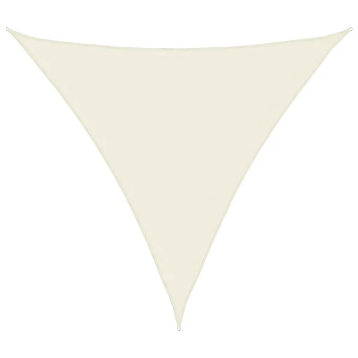Furnicato Sonnensegel Oxford-gewebe Dreieckig 4x4x4 M Creme