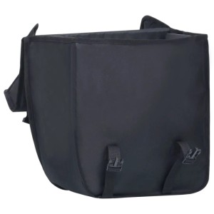 vidaXL Fahrradtasche für Gepäckträger Wasserdicht 21 L Schwarz 93253