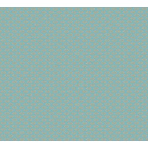 Türkis-goldene Glitzertapete mit Art Deco Muster. Trendwall 2 Vliestapete für stilvolle Wände.