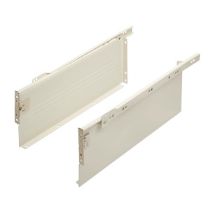 SOTECH Schubladensystem Metallbox Zargenhöhe 150 mm NL 400 mm Cremeweiß