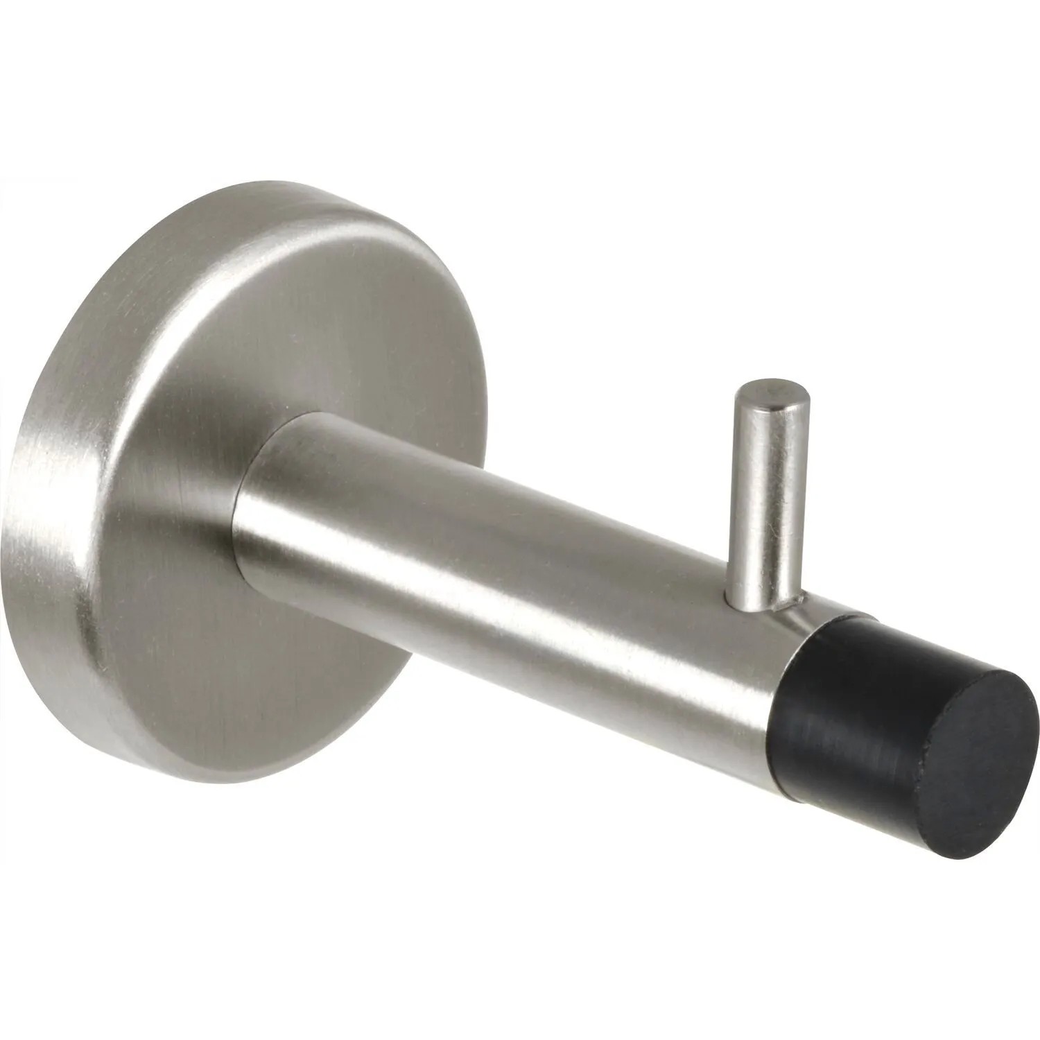 Technik Team Wandtürpuffer mit Haken Länge 82 mm Edelstahl Matt