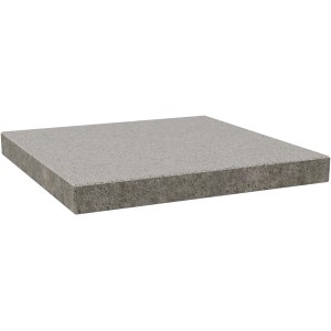 Terrassenplatte Almelo, silbergrau, 50x50 cm. Betonplatte für Terrasse und Gartenwege.