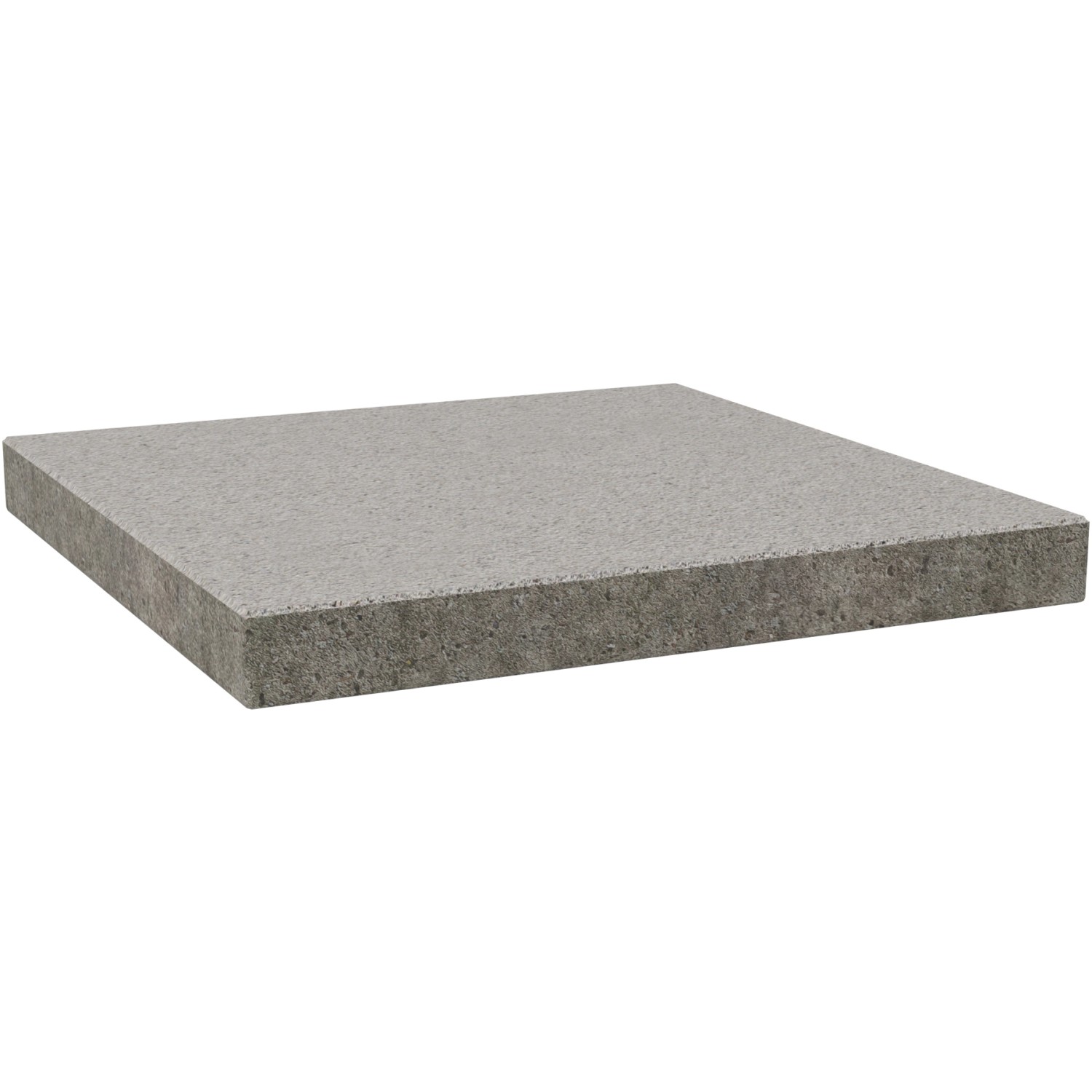 Terrassenplatte Almelo, silbergrau, 50x50 cm. Betonplatte für Terrasse und Gartenwege.